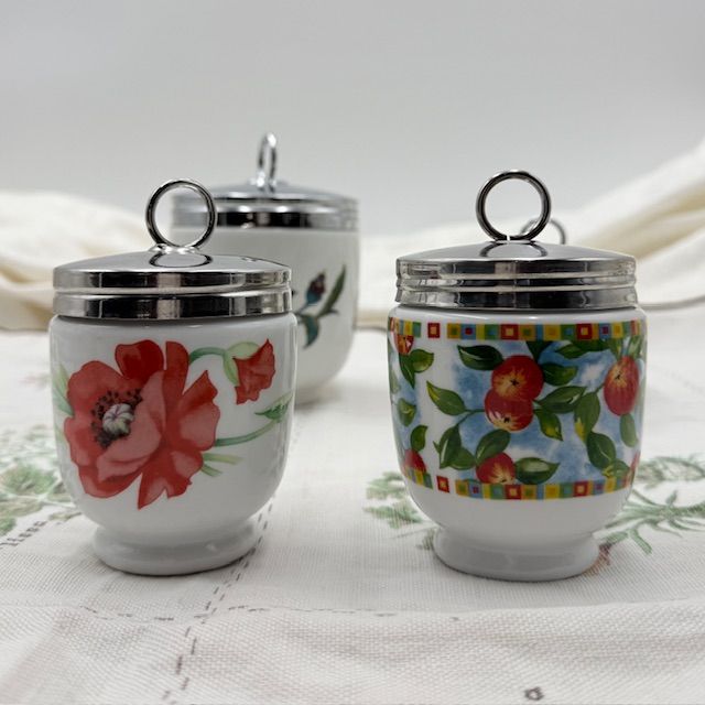 Кодлер на 2 яйца Royal Worcester Мак фарфор Англия 