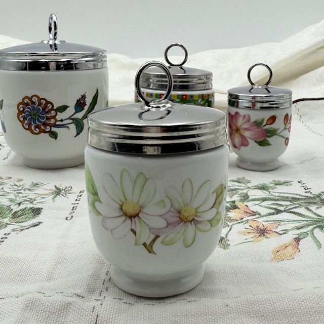 Кодлер на 2 яйца Royal Worcester Мак фарфор Англия 