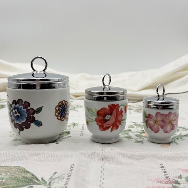 Кодлер на 2 яйца Royal Worcester Мак фарфор Англия 