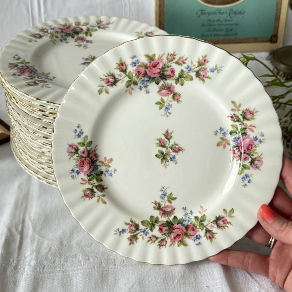 Тарелка Royal Albert Moss Rose 21 см Англия 1960-1970 гг.  