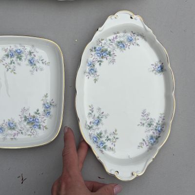 Блюдо Royal Albert Blue Blossom 26 см фарфор Англия