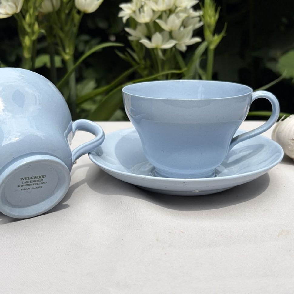 Чайная пара Wedgwood Lavender 200 мл фарфор Англия