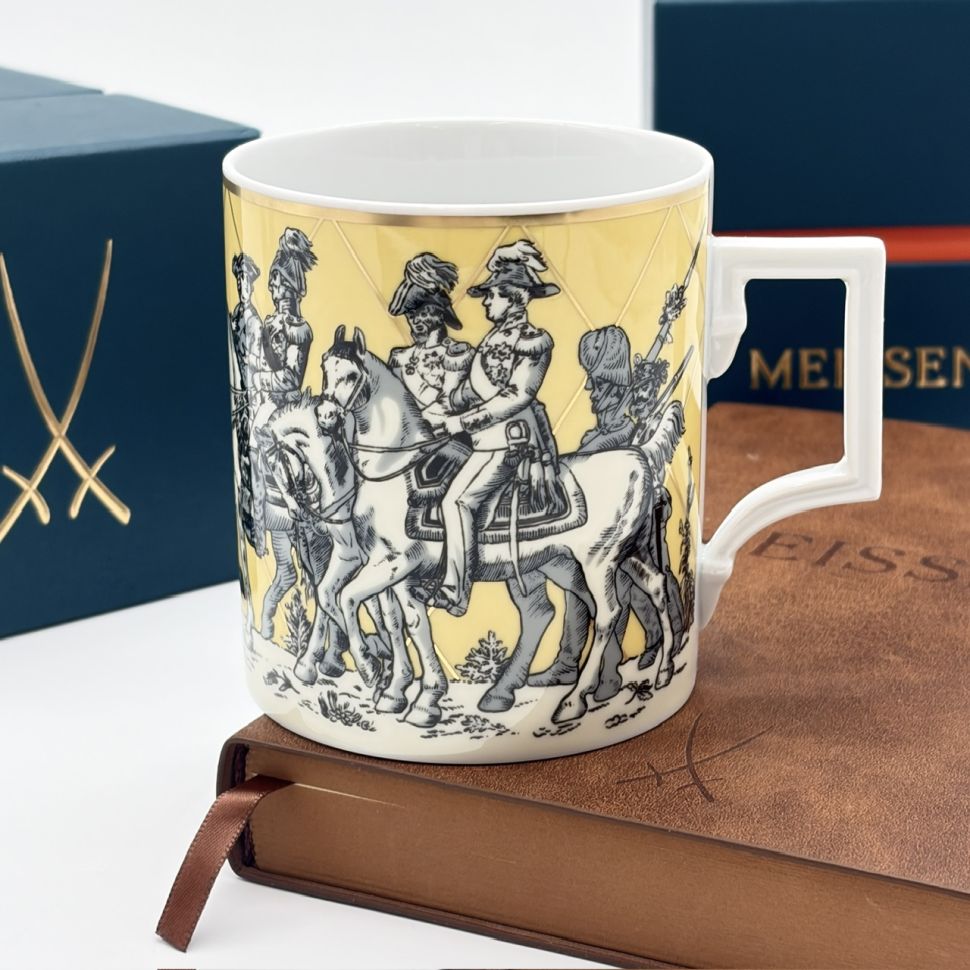 Чашка Meissen DRESDEN Furstensug 0,25 мл Парад Князей 