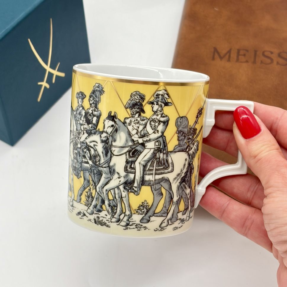 Чашка Meissen DRESDEN Furstensug 0,25 мл Парад Князей 