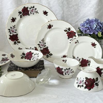 Тарелка подстановочная Colclough Ridgway Amoretta 1950 гг 27 см Англия 