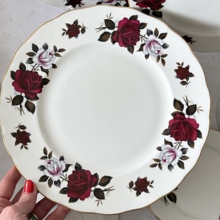 Тарелка подстановочная Colclough Ridgway Amoretta 1950 гг 27 см Англия 