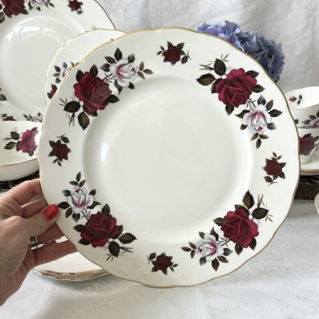 Тарелка подстановочная Colclough Ridgway Amoretta 1950 гг 27 см Англия 