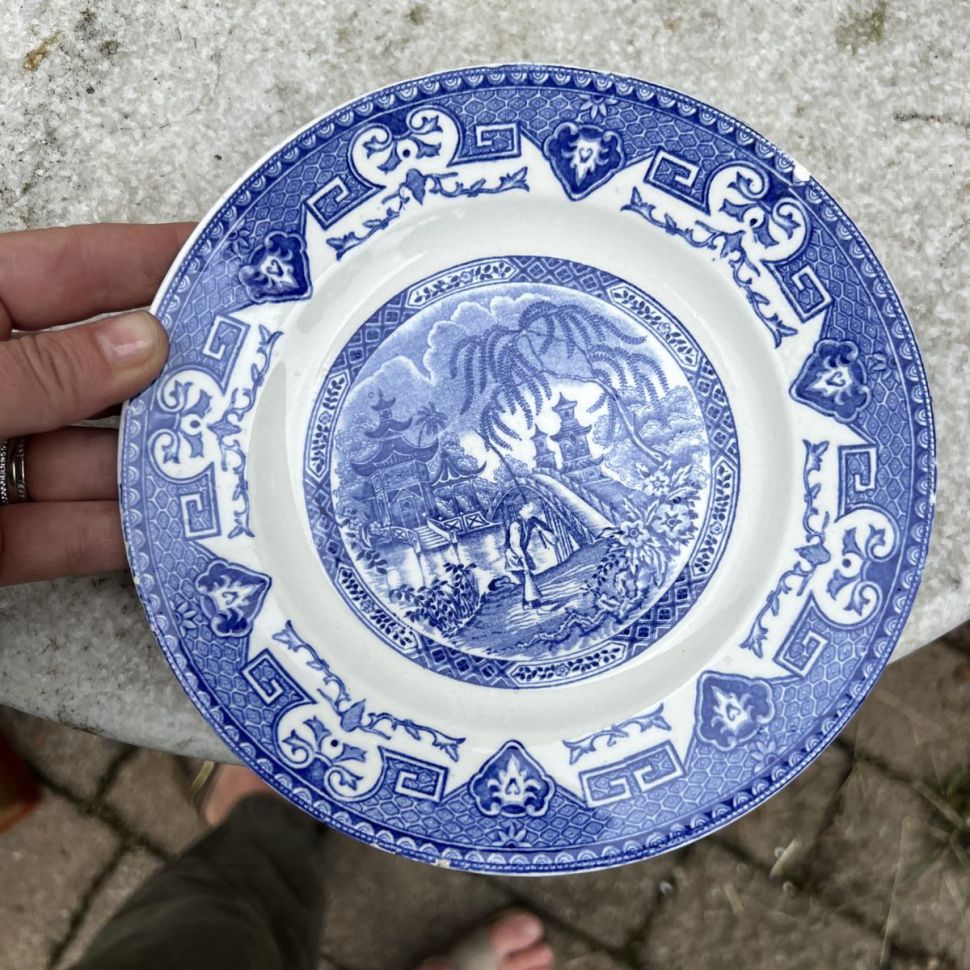 Тарелка десертная 18 см by Boch серия Еddo Бельгия