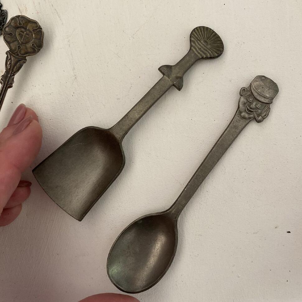 Ложка-лопатка 11 см олово, набор 2 шт