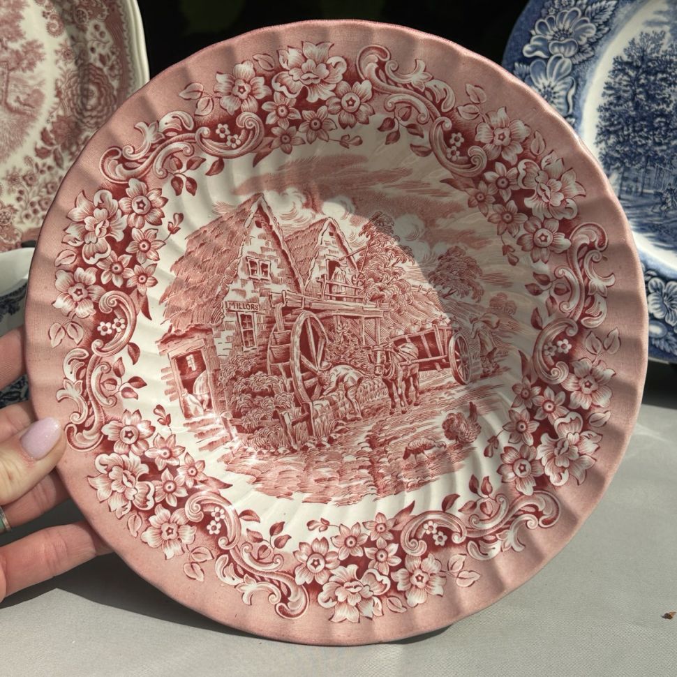 Тарелка глубокая Red River 23 см Англия 