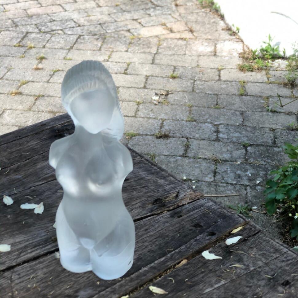 Статуэтка русалка 20 см хрусталь