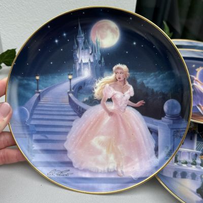 Тарелка Franklin Mint Золушка The Magic of Cinderella номерная 21 см Англия 1980 г.