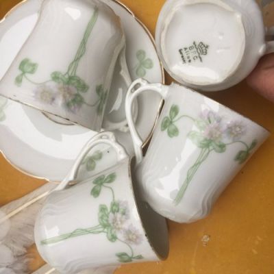 Кофейная пара Клевер B.R.C. Германия, склейка