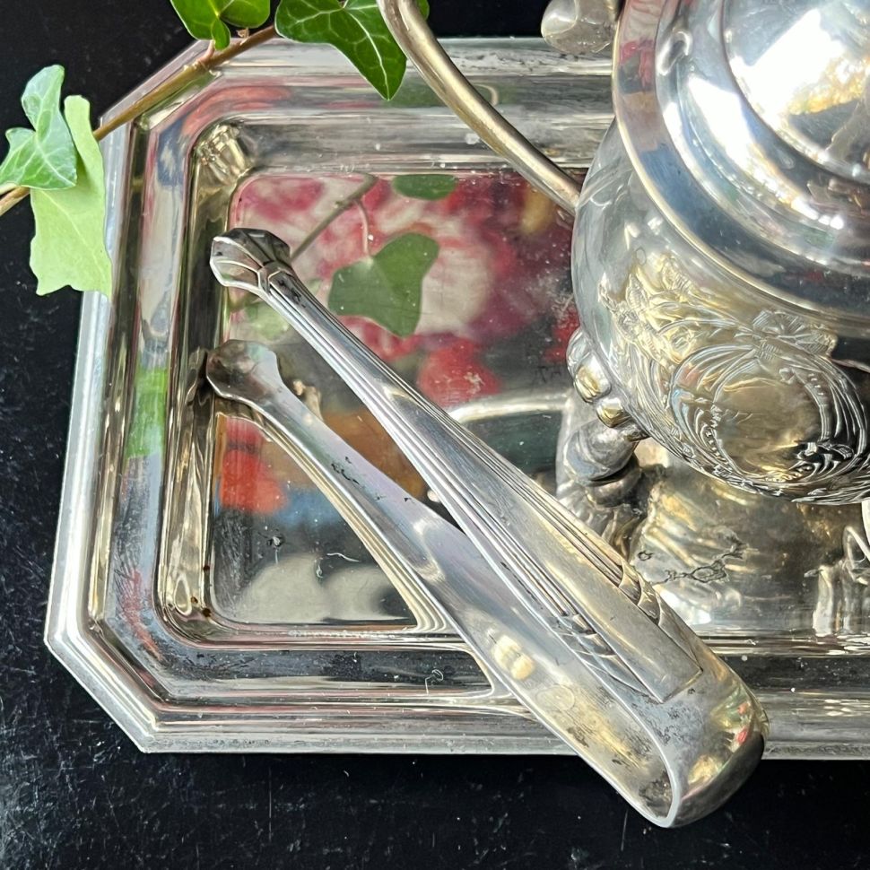 Щипцы для сахара Ардеко 12 см серебрение 