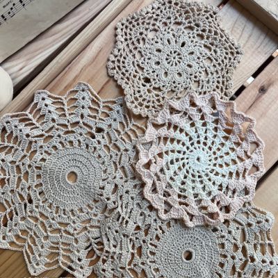 Салфетка набор 4 шт. ручная работа