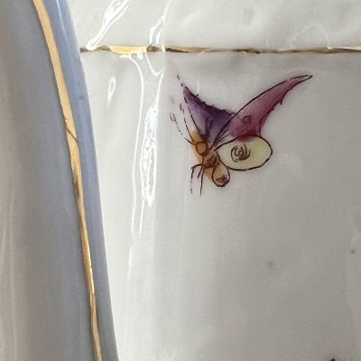 Чайник кофейник 1,1 л фарфор Франция конец 19 в. Модерн