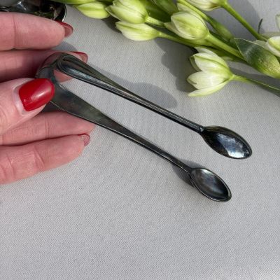 Щипцы для сахара 11 см серебро 800 Голландия