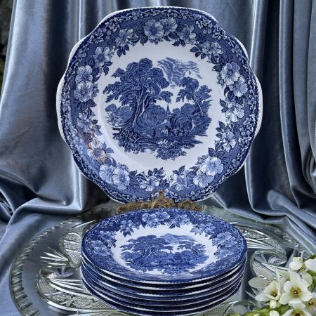 Блюдо Enoch Wedgwood Woodland 25 см Англия