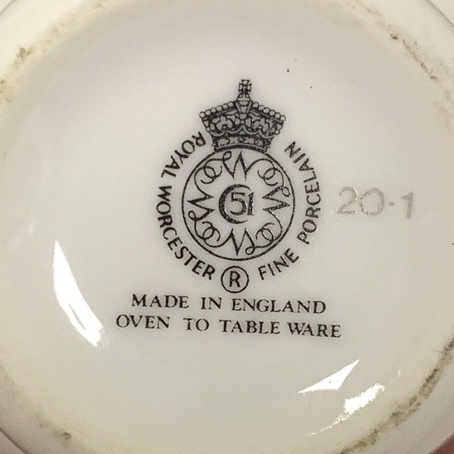 Кодлер на 2 яйца Royal Worcester Птицы фарфор Англия