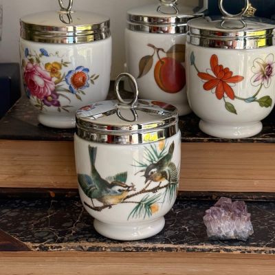 Кодлер на 2 яйца Royal Worcester Птицы фарфор Англия