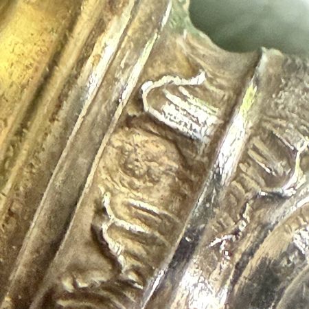 Набор сервировочный 2 предмета для десерта Bourges серебро латунь Франция