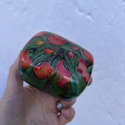 Шкатулка 9 см дерево ручная роспись