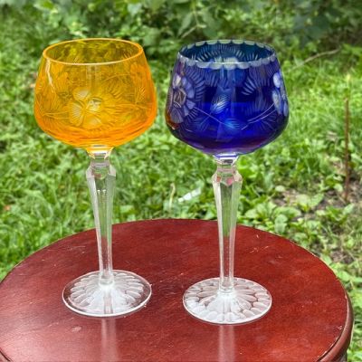 Бокал набор 2 шт. 250 мл накладной хрусталь Германия