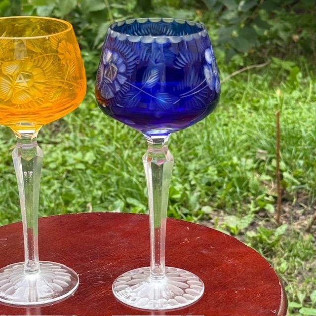 Бокал набор 2 шт. 250 мл накладной хрусталь Германия