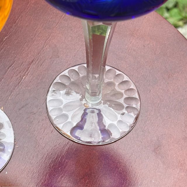 Бокал набор 2 шт. 250 мл накладной хрусталь Германия