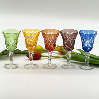 Рюмка Anna Hutte набор 5 шт. 35 мл накладной хрусталь Германия