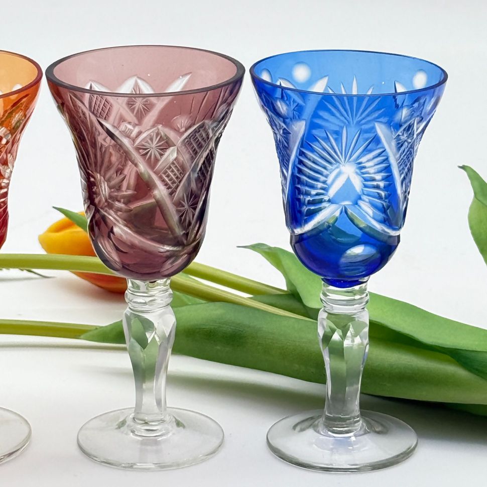 Рюмка Anna Hutte набор 5 шт. 35 мл накладной хрусталь Германия