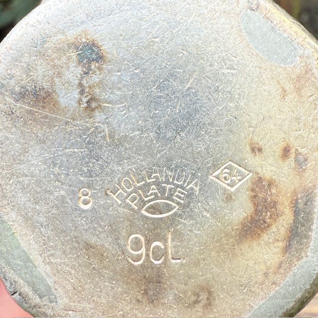 Молочник сливочник 80 мл мельхиор Голландия