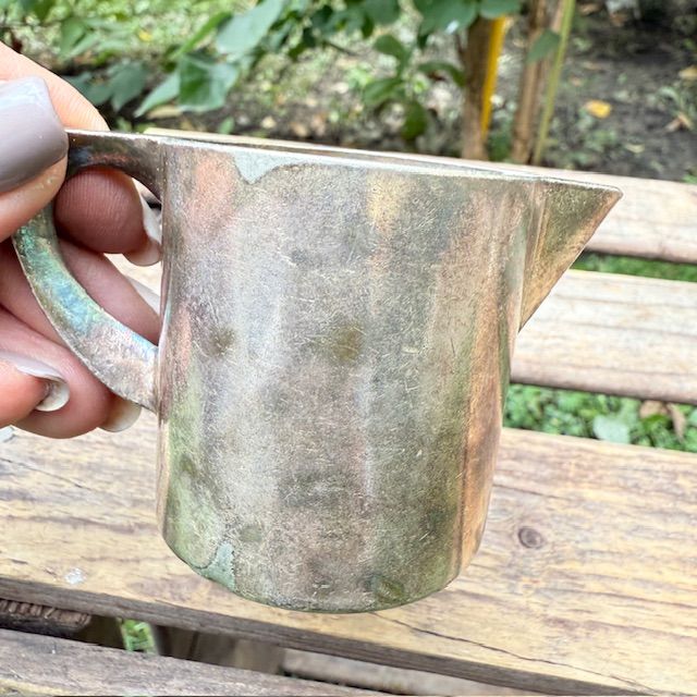 Молочник сливочник 80 мл мельхиор Голландия