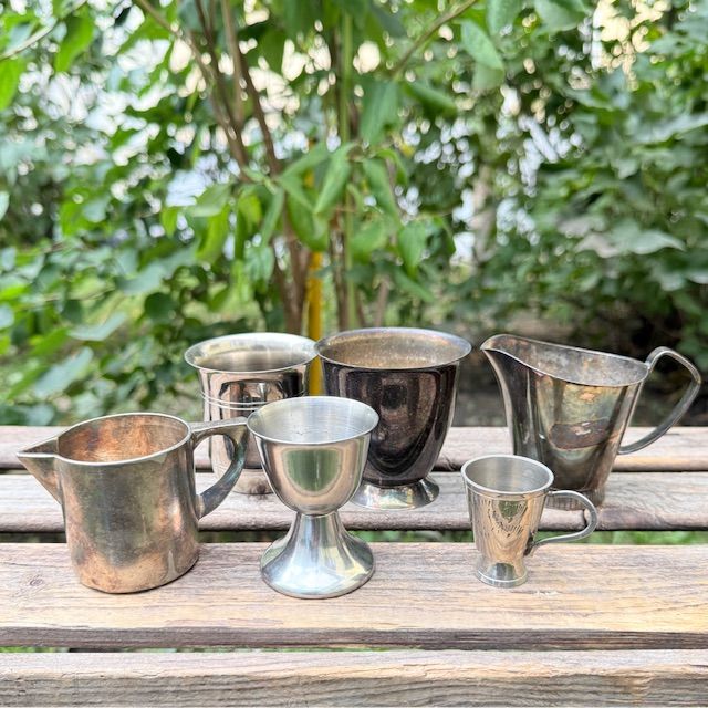 Молочник сливочник 80 мл мельхиор Голландия