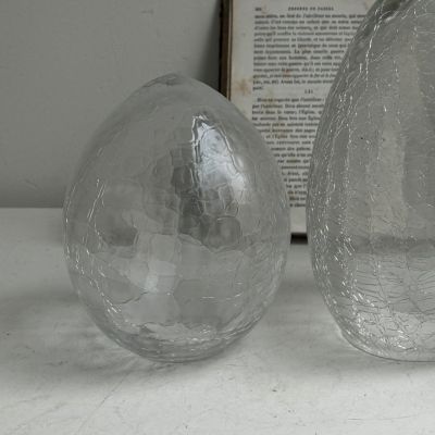 Плафон клош кракелюрное стекло 15 см