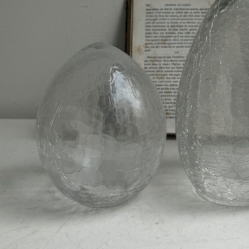 Плафон клош кракелюрное стекло 15 см