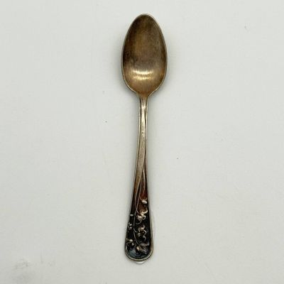 Ложка кофейная Gero Ландыши 11 см мельхиор Голландия