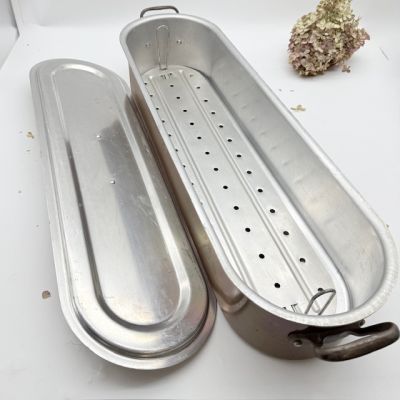 Жаровня для запекания поширования рыбы 68 см медь