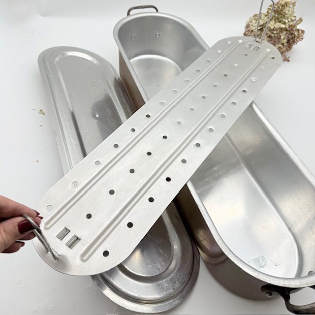 Жаровня для запекания поширования рыбы 68 см медь