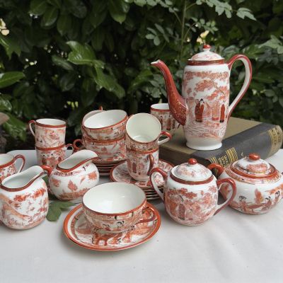 Молочник Гейши за столом 160 мл фарфор Япония