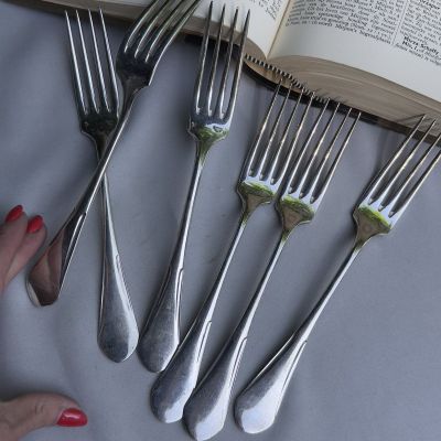 Вилка столовая 22 см серебрение Франция