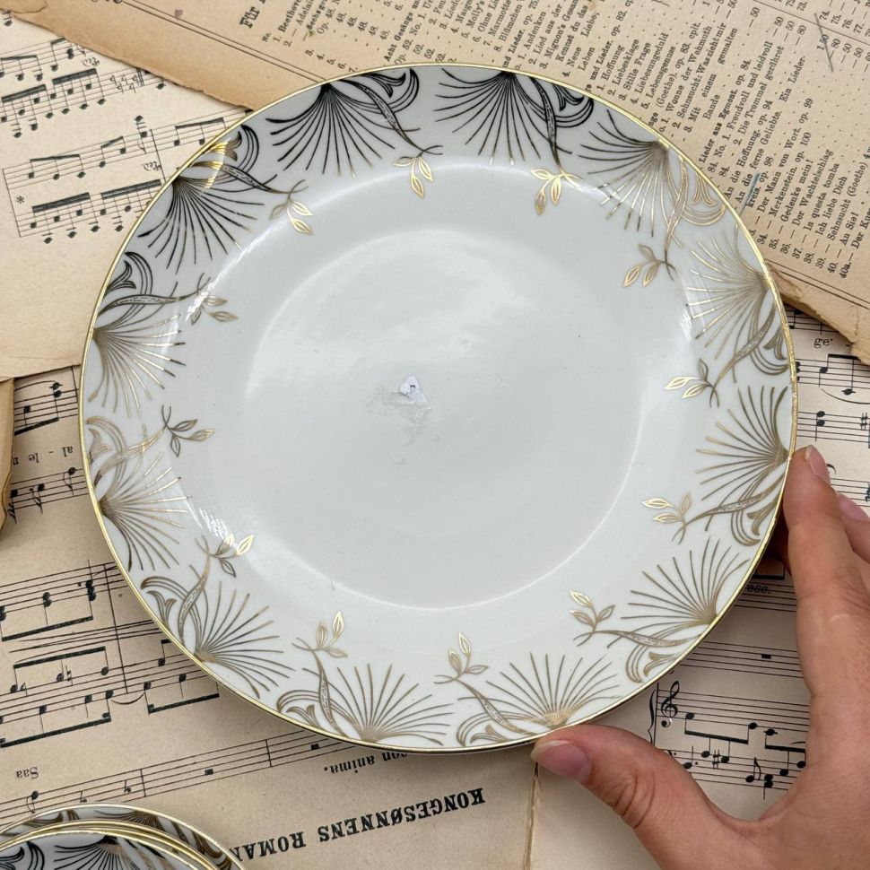 Тарелка Johann Seltmann Vohenstraub 19 см фарфор Бавария   