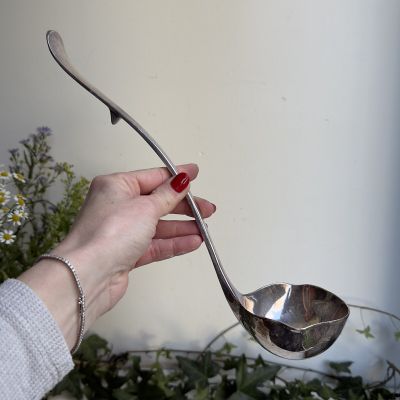 Половник 32 см 84 серебрение Франция