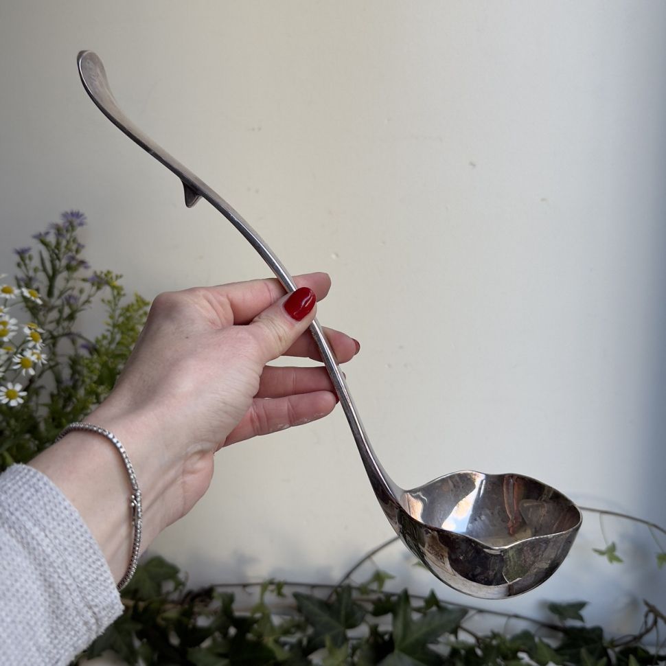 Половник 32 см 84 серебрение Франция