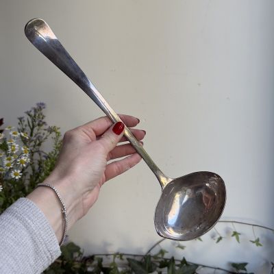 Половник 32 см 84 серебрение Франция