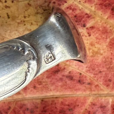 Щипцы для льда и сахара 11 см серебрение Франция