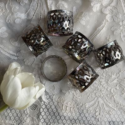 Кольцо для салфетки 4 см патина