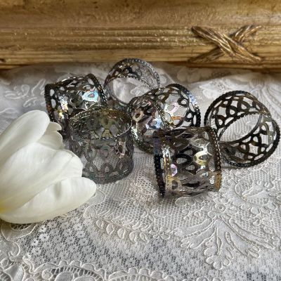 Кольцо для салфетки 4 см патина