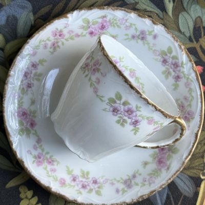 Кофейная пара Limoges C.Ahrenfeldt 125 мл Арнуво Франция