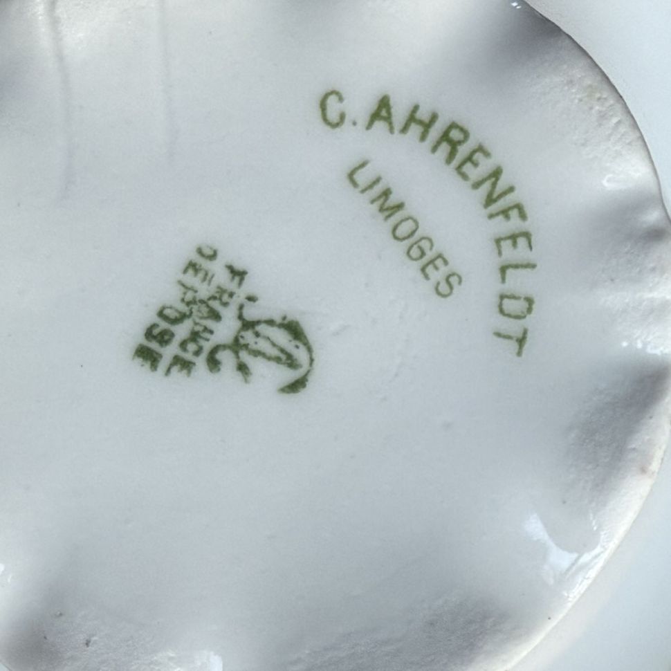 Кофейная пара Limoges C.Ahrenfeldt 125 мл Арнуво Франция